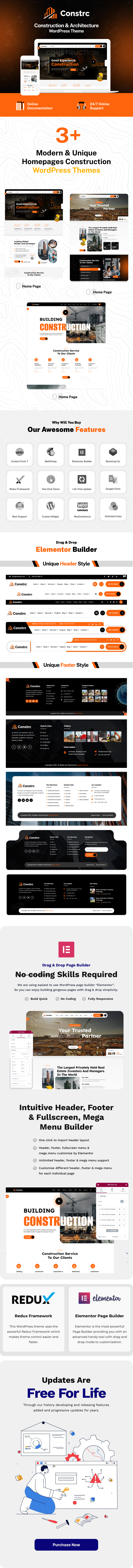 Constrc - Construction and Architecture WordPress Theme