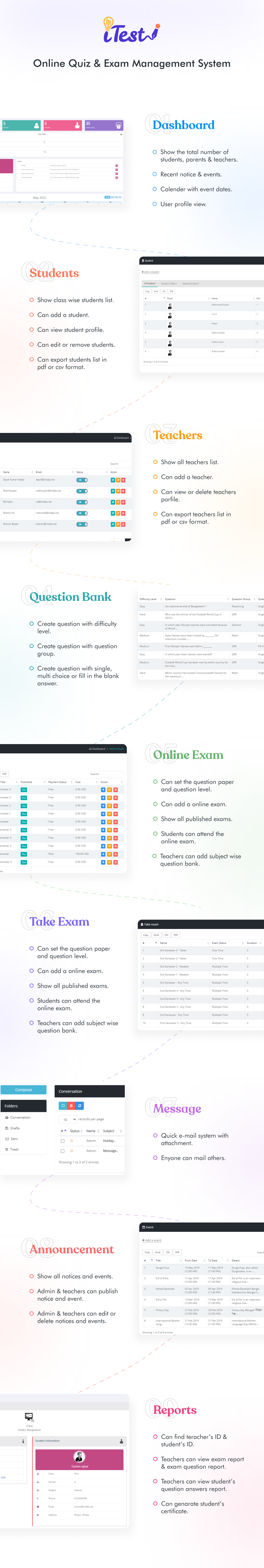iTest - Quiz & Online Examination System