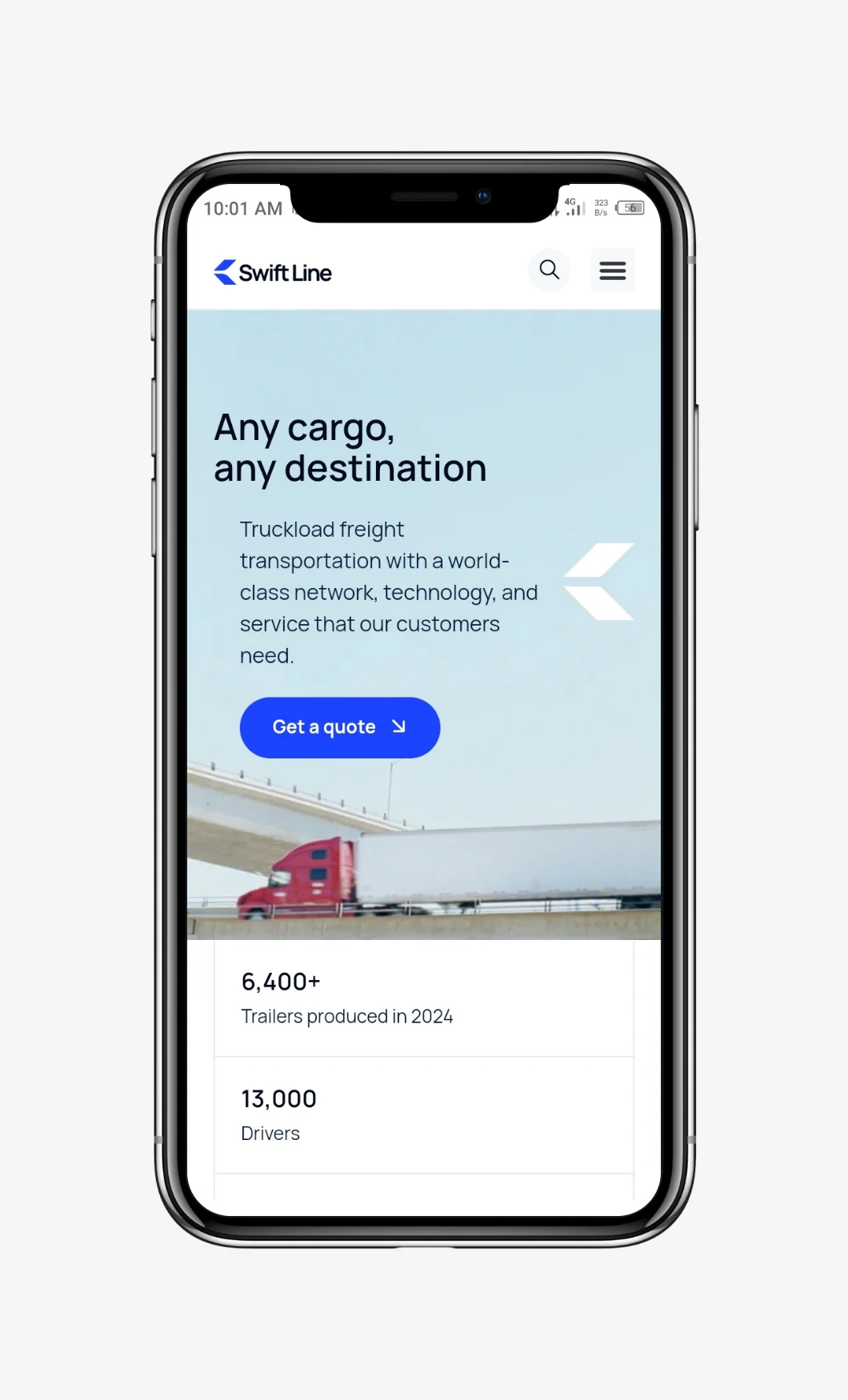 SwiftLine – Transportation Logistics WordPress Theme