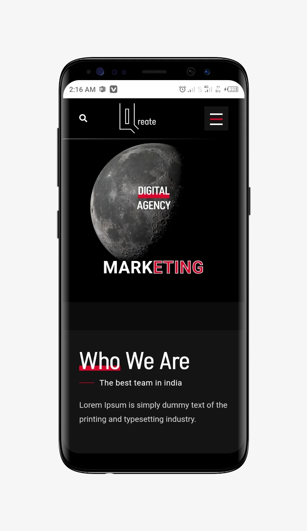 Qreate - WordPress Theme for Creative Agency