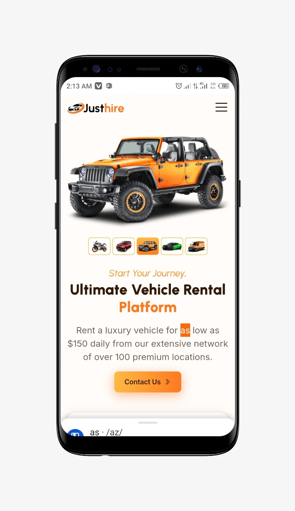 Car & Vehicles Rental Script