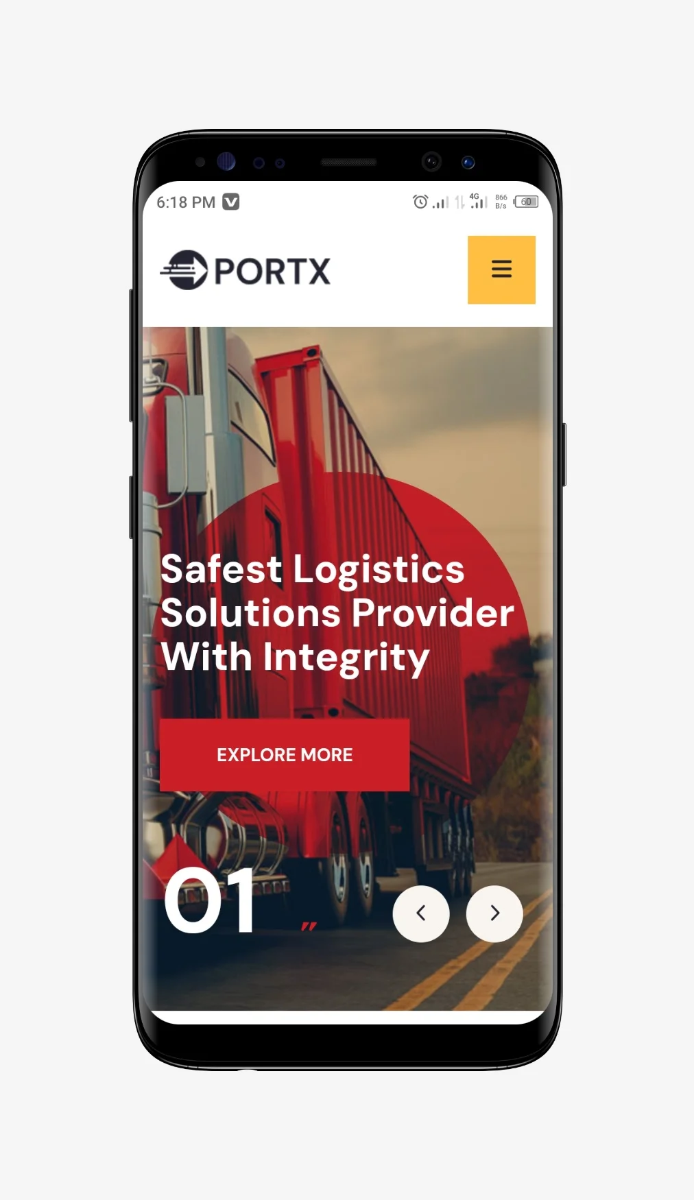 Portx - Logistics and Transportation WordPress Theme
